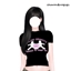 [charon&roqiqi]Cropped tops logo
