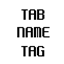 Tab Name Tag logo