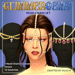 Vilachi GlimmerGems Head Chain Set logo