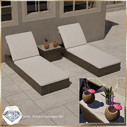 PL | Luxe Wicker Lounger Set logo