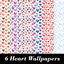 Heart Patterned Wallpaper, Set 4 logo