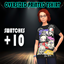Oversized printed t-shirt for women by Jochi logo