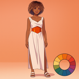 🏛️ Greek Goddess Dress _Long logo