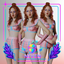 Giver Outfit - Blue and Pink Female Outfit logo