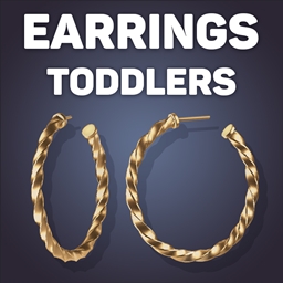 Miriam Hoop Earrings For Toddlers