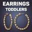 Miriam Hoop Earrings For Toddlers logo