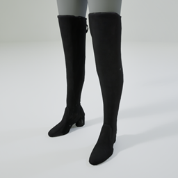 Suede Thigh-High Boots project image