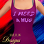I need a Hug tank top (Base Game) logo