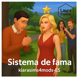 🌟 Complete Fame System by (kiarasims4mods) Complete Spanish translation ES 🌟 logo