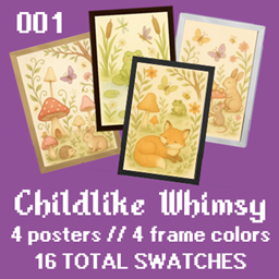 Childlike Whimsy 001 (framed) logo