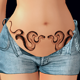 Lower stomach tattoo 10 project image