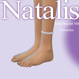 Ankle bracelet N01ⁿᵃᵗᵃˡⁱˢ logo
