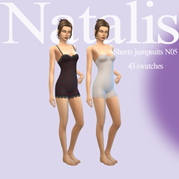 Shorts jumpsuits N05ⁿᵃᵗᵃˡⁱˢ logo