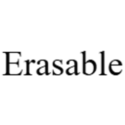 Erasable project image