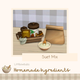 Littlbowbub Suet Mix ~ Homemade Ingredient / translation spanish by Monisims