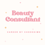 Beauty consultant career ♡ logo