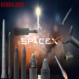 Kerbalized SpaceX logo