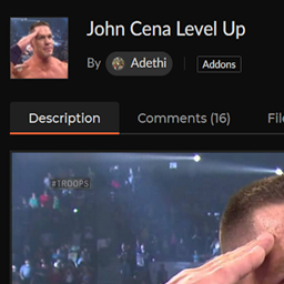 John Cena Level Up (Reduced Frequency) logo