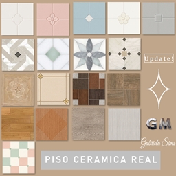 Ceramic for floors realistic set_Update