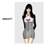 OWO2077 - Girly Style Plaid Corset Mini Dress logo