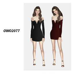 OWO2077 - Luxury Party Short Dress logo