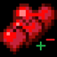 Health change displayer logo