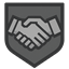 Bedrock Handshake logo