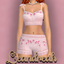 Romantica Knit Top and Shorts set logo