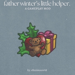 ellesimsworld Advent Mini Mod Week 4: Father Winter's Little Helper / translation spanish by Monisims