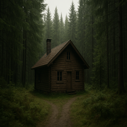 horror forest logo