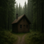 horror forest logo
