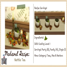 littlbowbub Nettle Tea ~ Medieval Recipe / translation spanish by Monisims