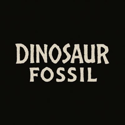 Dinosaur fossil logo