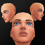 Simlish FACE tattoos | Set 001 logo