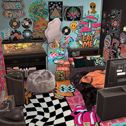 Trippy Psychedelic / Basemental Bedroom logo
