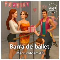 🩰✨ Ballet barre (adults and children) Pack by: Mercuryfoam — Spanish Translation ES 🎀💃 logo