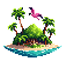 Flamingo Island logo