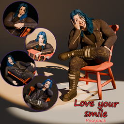 Love your smile | Posepack - The Sims 4 Mods - CurseForge