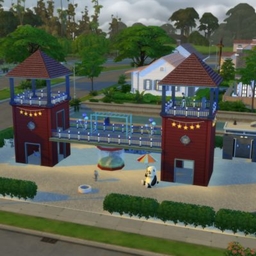 Playground with towers base game