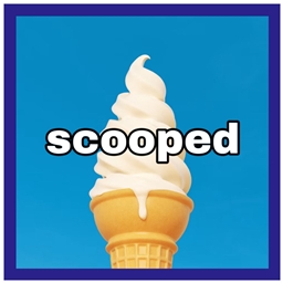 scooped. logo