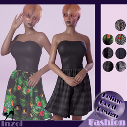 FGD BEACH25 Romper A - darks logo
