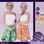 FGD BEACH25 Romper A - vivid logo