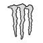 White Monster logo