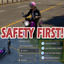 Safety First - Helmet Menu + Buff logo