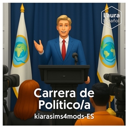 🏛️👩‍💼 Politician — Active Career by kiarasims4mods (Spanish translation ES) 👨‍💼🗳️