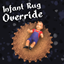 Infant Rug Override - Crocheted Mandala logo