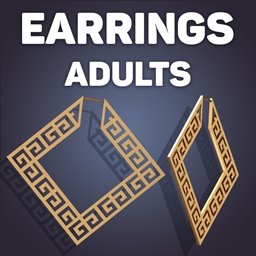 Greek Link Pattern Earrings - File - The Sims 4 Create a Sim - CurseForge