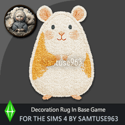 Cute Hamster Dance Rug #1 Samtuse963