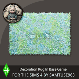 Pastel Fluffy Rectangular Dance Rug #6 Samtuse963 project image