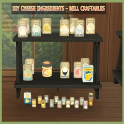 Mill Product ADD ON 17 - DIY Cheese Ingredients By icemunmun | Chinese Translation